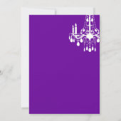 グランド社交ダンスリハーサルディナー招待状紫 招待状 (裏面)