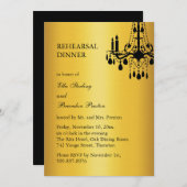 グランド社交ダンスリハーサルディナー招待状 招待状 (正面/裏面)