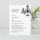 グランド社交ダンスリハーサルディナー招待状(白) 招待状 (スタンド正面)