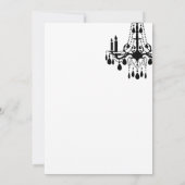 グランド社交ダンスリハーサルディナー招待状(白) 招待状 (裏面)