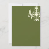 グランド社交ダンスリハーサルディナー招待状（緑） 招待状 (裏面)