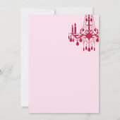 グランド社交ダンスリハーサルディナー招待状(赤) 招待状 (裏面)