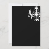 グランド社交ダンスリハーサルディナー招待状（黒） 招待状 (裏面)