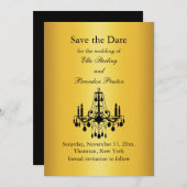 グランド社交ダンス日付の保存 セーブザデート (正面/裏面)