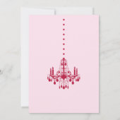 グランド社交ダンス日付の保存(赤) セーブザデート (裏面)