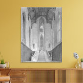 グランド素晴らしサロンにつながる西ホール キャンバスプリント (インサイチュ (リビング))