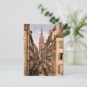 グランド通り，セントマロ，フランスヴィンテージフォトクロム ポストカード (スタンド正面)