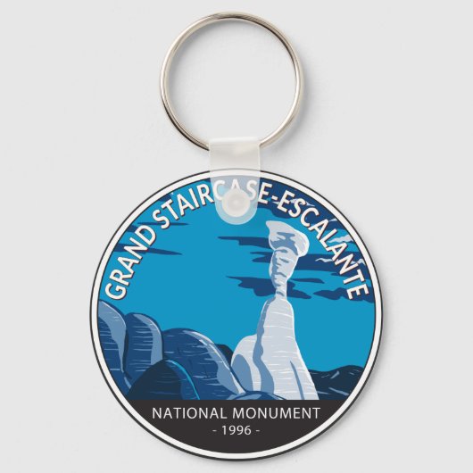 グランド階段エスカランテナショナルモニュメントユタ キーホルダー (正面)