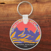グランド階段エスカランテナショナルモニュメントユタ キーホルダー (正面)