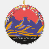 グランド階段エスカランテナショナルモニュメントユタ セラミックオーナメント (裏面)