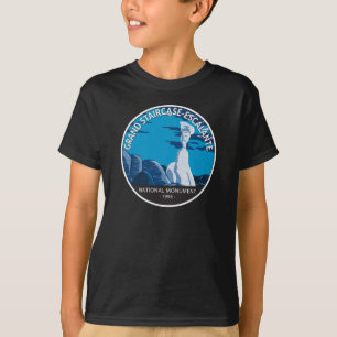 グランド階段エスカランテナショナルモニュメントユタT Tシャツ