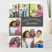 グランド6フォトコラージュアニーエイジビッグハッピーバースデー カード (正面)