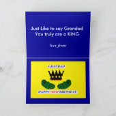 グランド70th誕生日カード カード (内部)