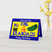 グランド70th誕生日カード カード (黄色い花)