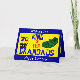 グランド70th誕生日カード カード