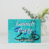 グランド·オープニング·ランチ·パーティー·ブルー 招待状 (スタンド正面)