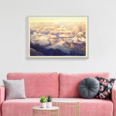 グランド・キャニオン，グランドキャニオン，ヨシダ，ウッドカット キャンバスプリント (インサイチュ (リビング))