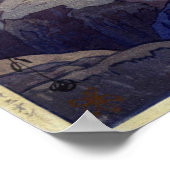 グランド・キャニオン, Grand Canyon, Yoshida, Woodcut ポスター (角)