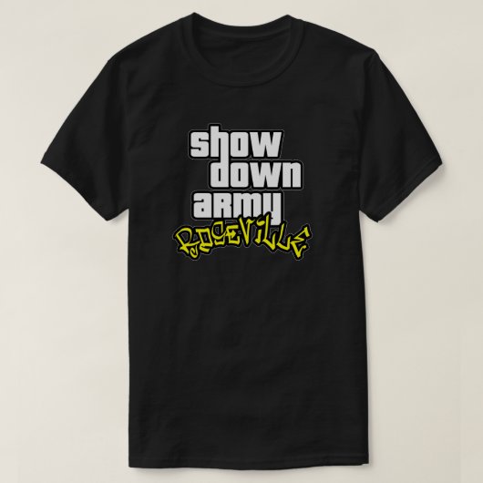 グランド・セフト・アーミー (ローズヴィル) Tシャツ (デザイン正面)