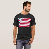 グランド・ユニオン、第1アメリカ植民地の無袖S国旗 Tシャツ (正面フル)