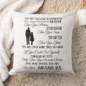 グランドPAの私の孫へ クッション (ブランケット)
