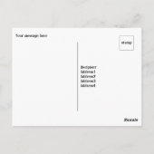 グランパことわざハイ頼とズの調子はどう？編集可能 ポストカード (裏面)