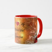 グランパのためのゴールデンクリスマスマグカップ マグカップ (正面右)