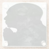 グランパの信仰の旅ガラスコースター ガラスコースター (裏面)