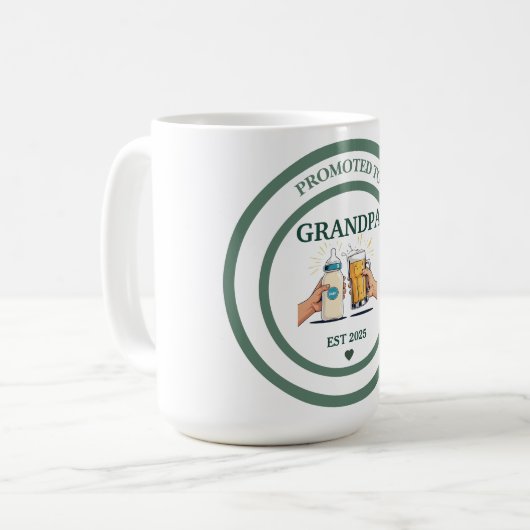 グランパエストに昇格。2025 コーヒーマグカップ (正面左)