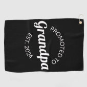 グランパエストに昇進。2024 I ゴルフタオル (横)