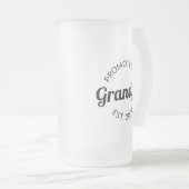 グランパエストに昇進。2024 I フロストグラスビールジョッキ (正面右)