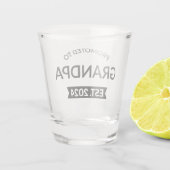 グランパエストに昇進。2024 II ショットグラス (裏面)