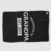 グランパエストに昇進。2025 II ゴルフタオル (横)