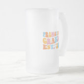 グランパエストに昇進。2025 III フロストグラスビールジョッキ (正面右)