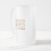 グランパエストに昇進。2025 III フロストグラスビールジョッキ (正面左)