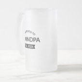 グランパエストに昇進。2026 II フロストグラスビールジョッキ (正面左)