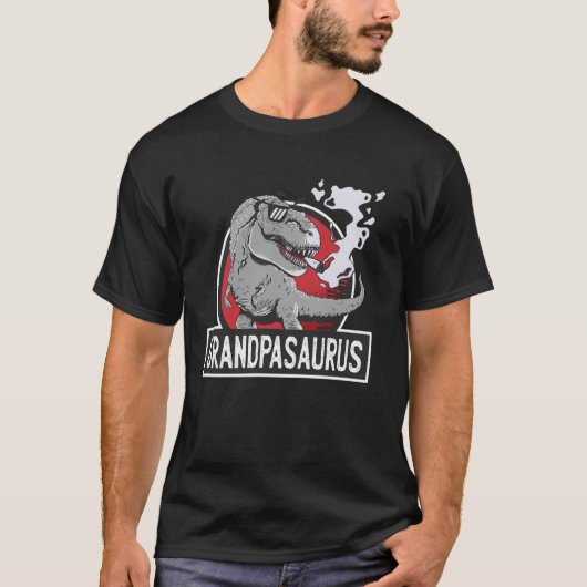 グランパサウルス 恐竜 Tシャツ (正面)
