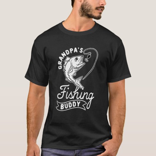 グランパス魚釣りバディ Tシャツ (正面)