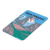 グランパラディソナショナルパークイタリアヴィンテージ マグネット (左側)