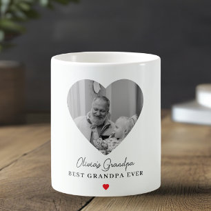 グランパーソナライズされたパ写真マグカップ 最高のGrandpa Ever コーヒーマグカップ