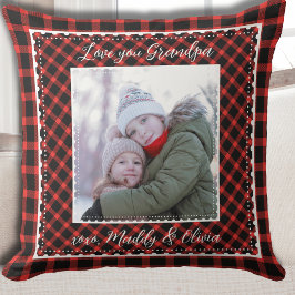 グランパ写真プライドのクリスマス クッション