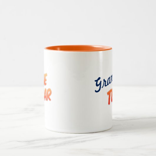グランパ名ワンシュガーティーコーヒーマグ ツートーンマグカップ (中央)