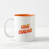 グランパ名ワンシュガーティーコーヒーマグ ツートーンマグカップ (左)