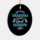 グランパ最高のスだけグラントに昇進素晴らしする セラミックオーナメント (右)