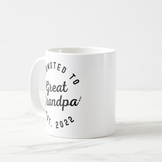 グランパ素晴らしエストに昇格。2022素晴らしおじいちゃん コーヒーマグカップ (正面左)
