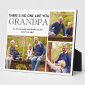 グランパ3フォトコラージュおじいちゃん名 フォトプラーク (側面)