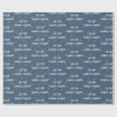 グランパ&おばあちゃんホワイトスターズのラッピング紙 ラッピングペーパー (フラット)