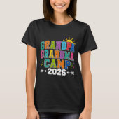 グランパ・グランマキャンプ 2026 Tシャツ (正面)