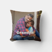 グランパ |ボホ文字オーバーレイ2枚 クッション (正面)