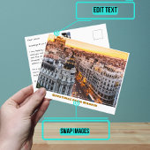 グランビアマドリッドスペインモダン ポストカード